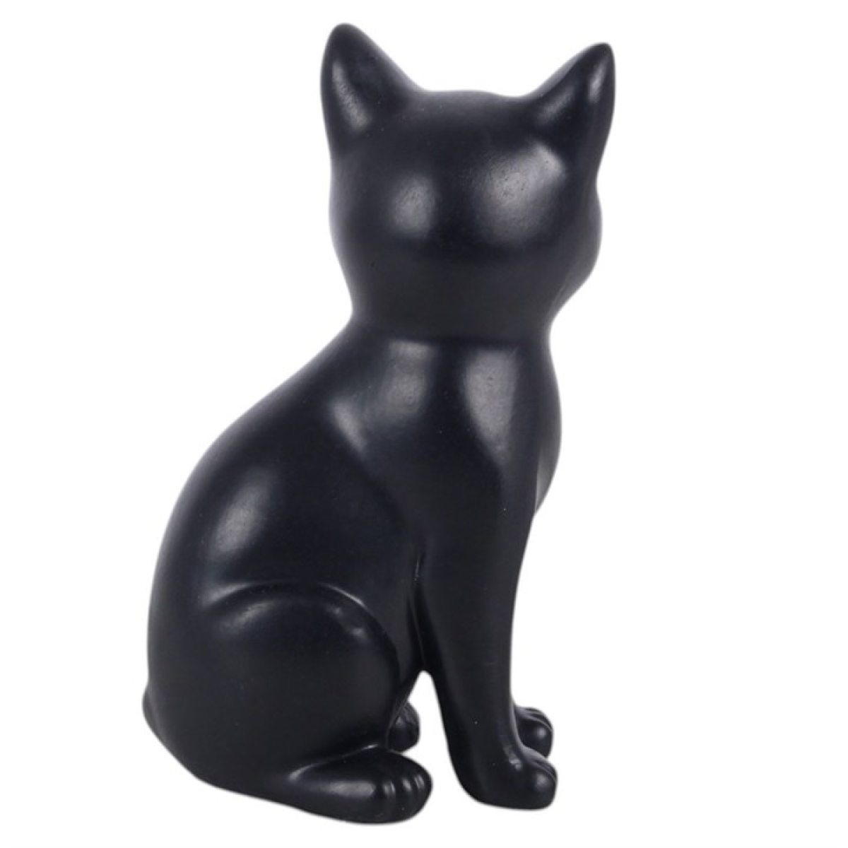 Black cat ornament rear view