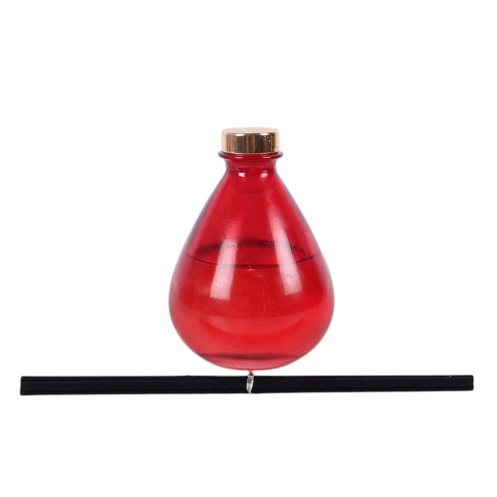 Blood Moon reed diffuser red glass bottle