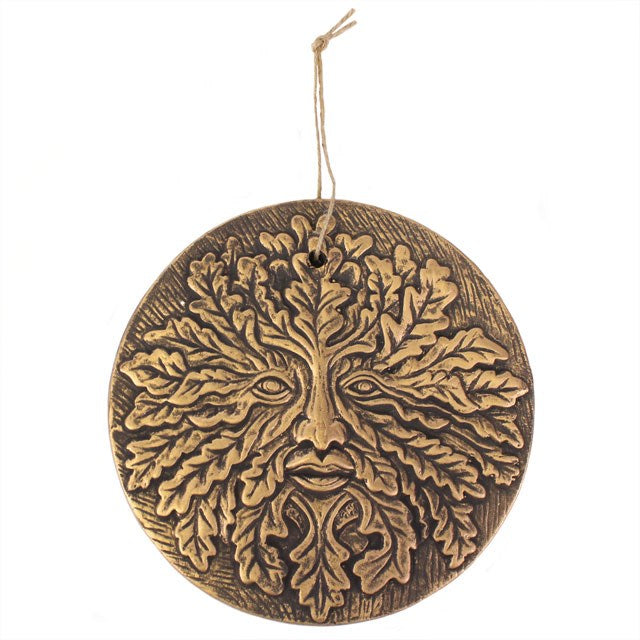 Bronze Terracotta Greenman Plaque