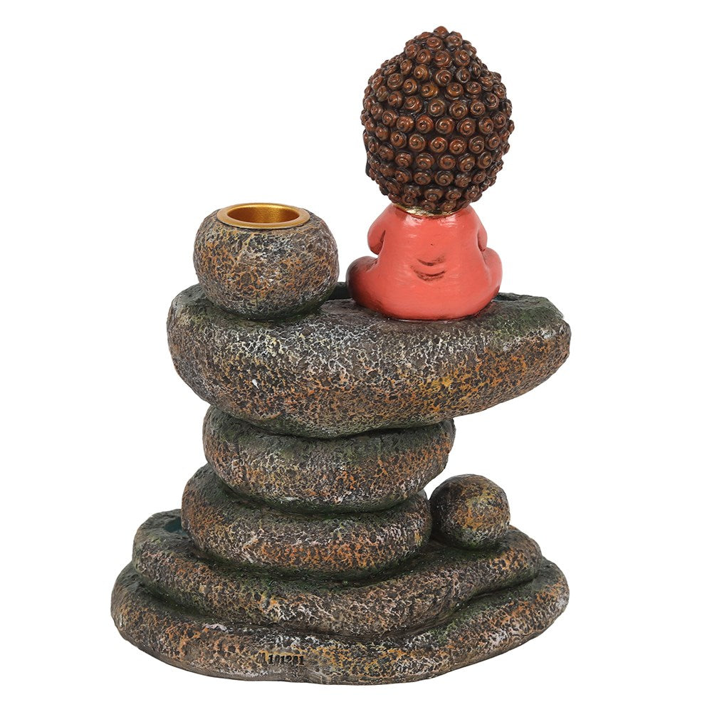 Buddha & Rock Pond Backflow Incense Burner
