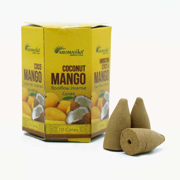 Coconut & Mango Backflow Incense Cones