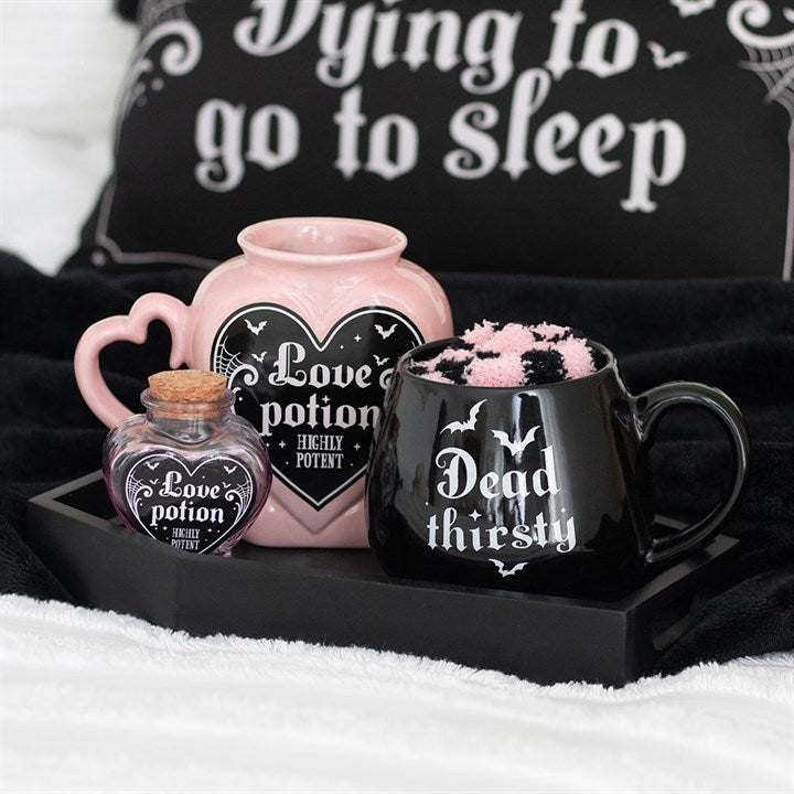 Love Potion Glass Heart Potion Bottle