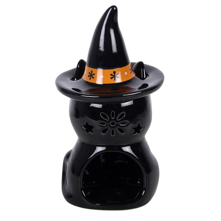 Frightful Folk black cat oil burner rear view