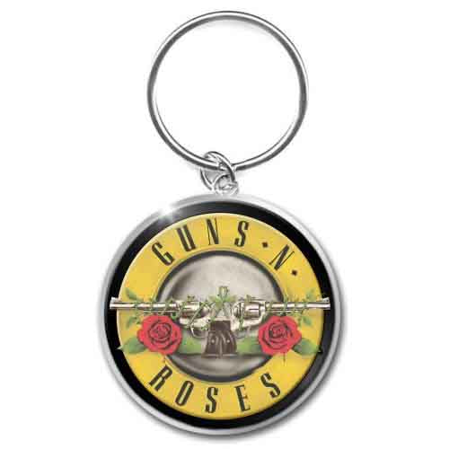 Guns N' Roses Keyring: Bullet Logo