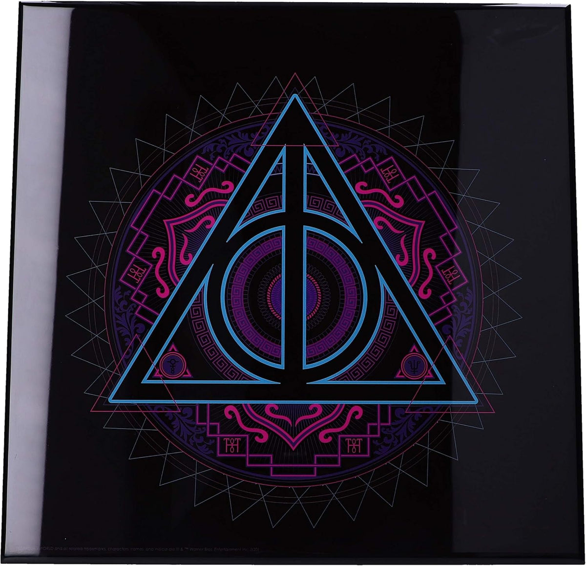 Harry Potter Deathly Hallows Crystal Clear wall art 33cm