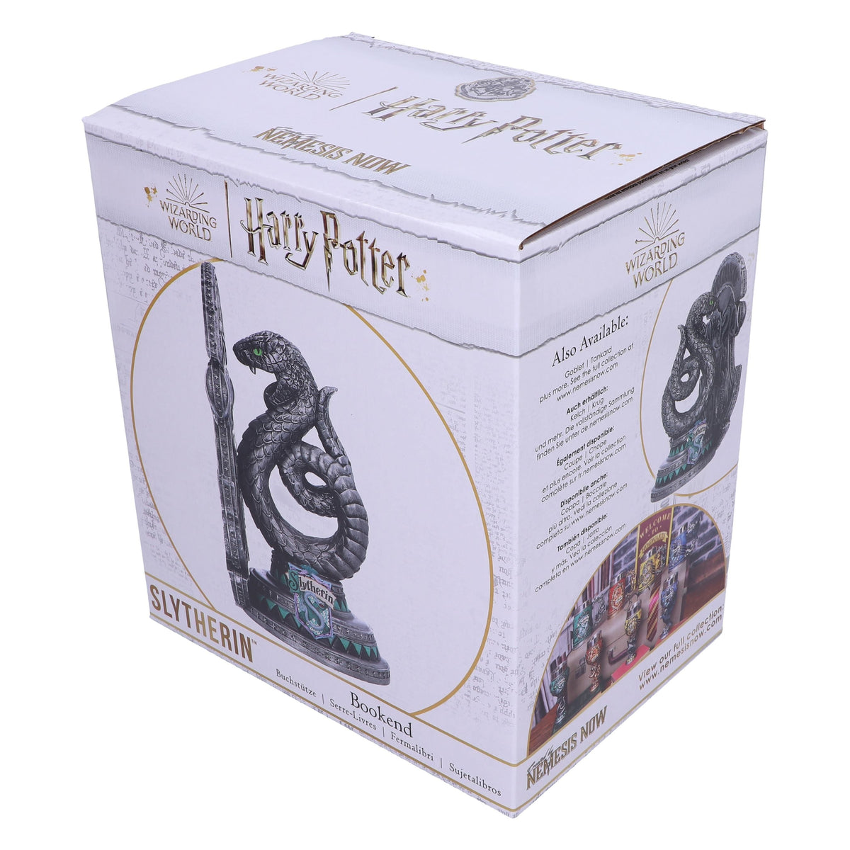 1. Harry Potter Slytherin bookend in official packaging