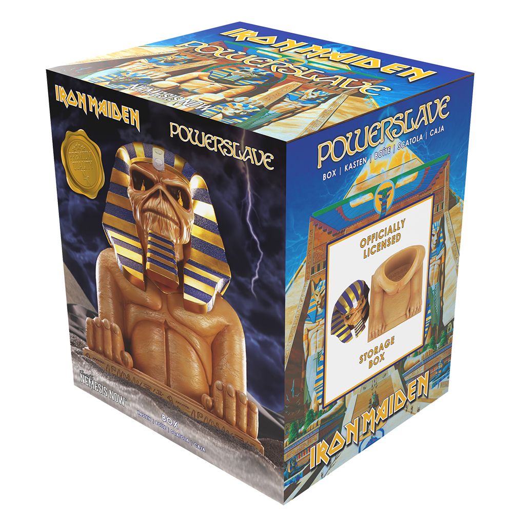 Iron Maiden Powerslave Bust Box 28cm