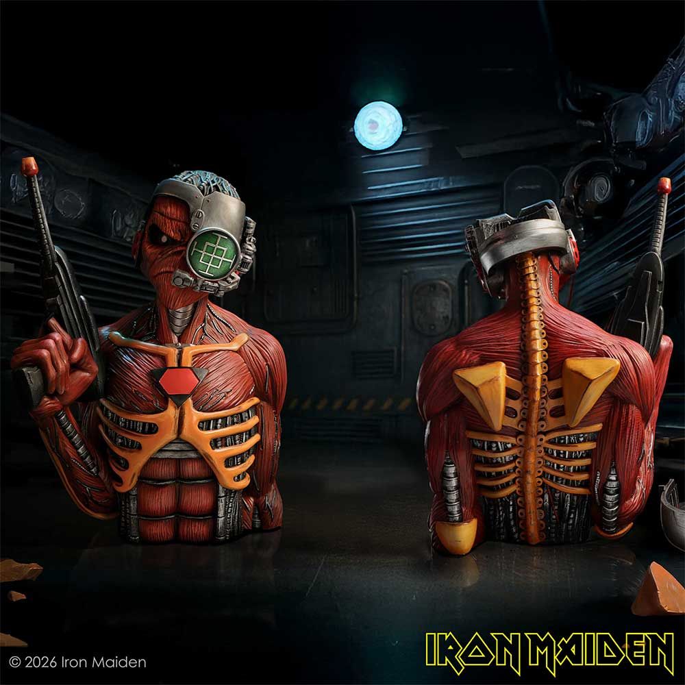 Iron Maiden Somewhere In Time Eddie Bust 29cm