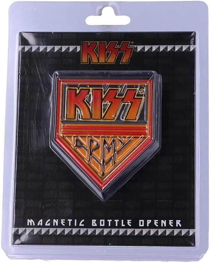 Kiss Army Bottle Opener Fridge Magnet