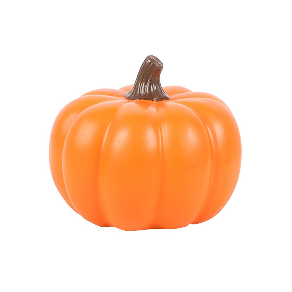 Orange pumpkin incense cone holder rear view