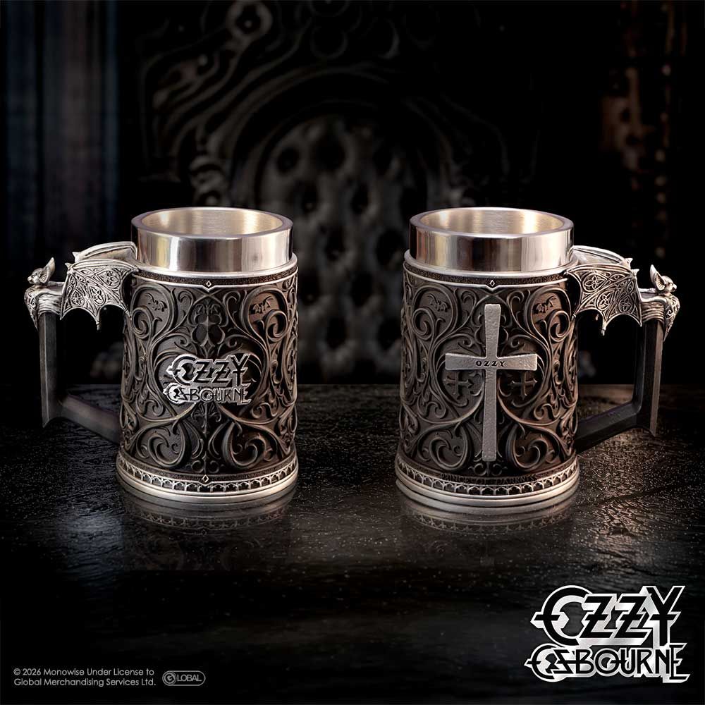 Official Ozzy Osbourne tankard by Nemesis Now