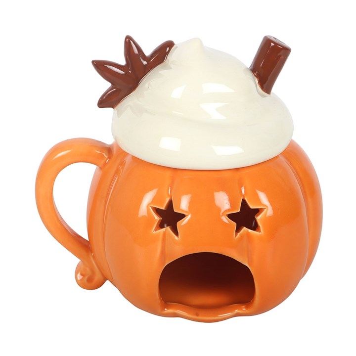Pumpkin Cream Lidded Oil Burner