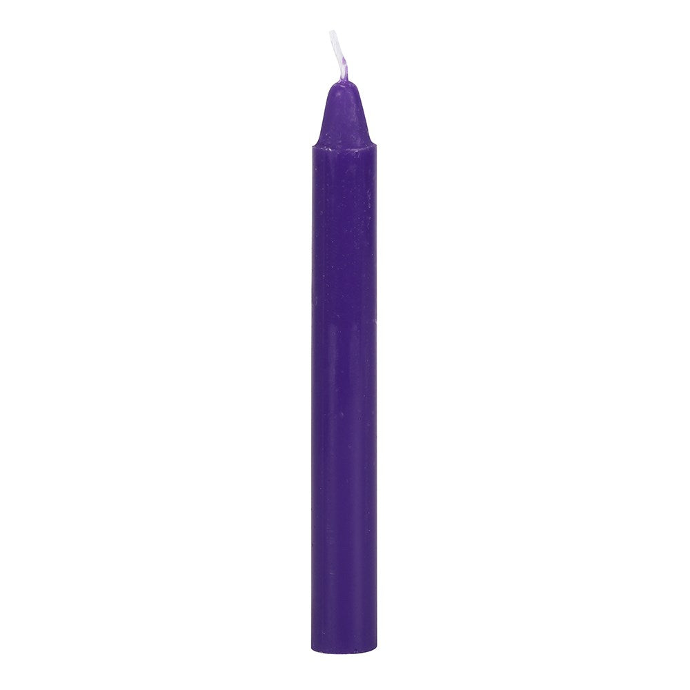 Purple prosperity spell candle for candle magic