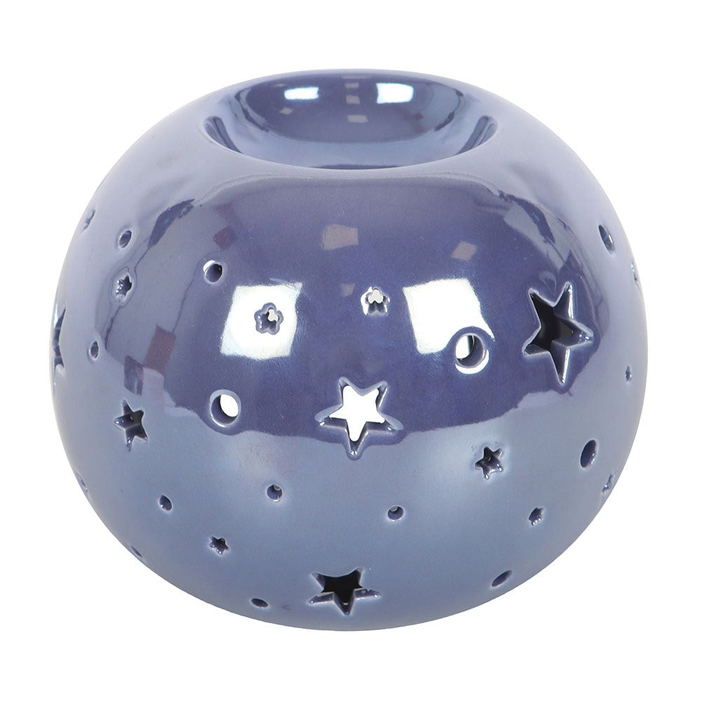 Purple Iridescent Star Oil Burner & Wax Warmer