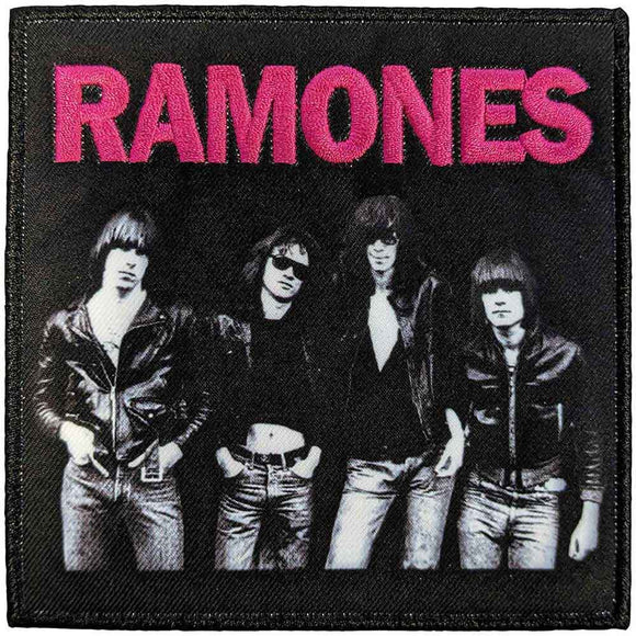 Ramones Iron On Patch: Band Photo