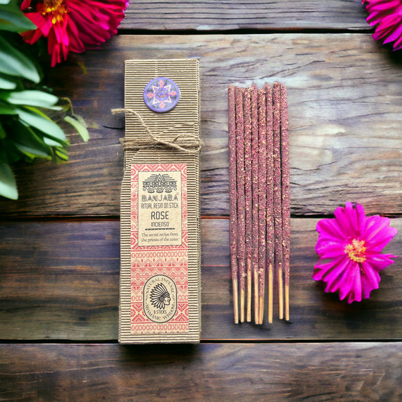 Ritual Resin Incense Stick - Rose