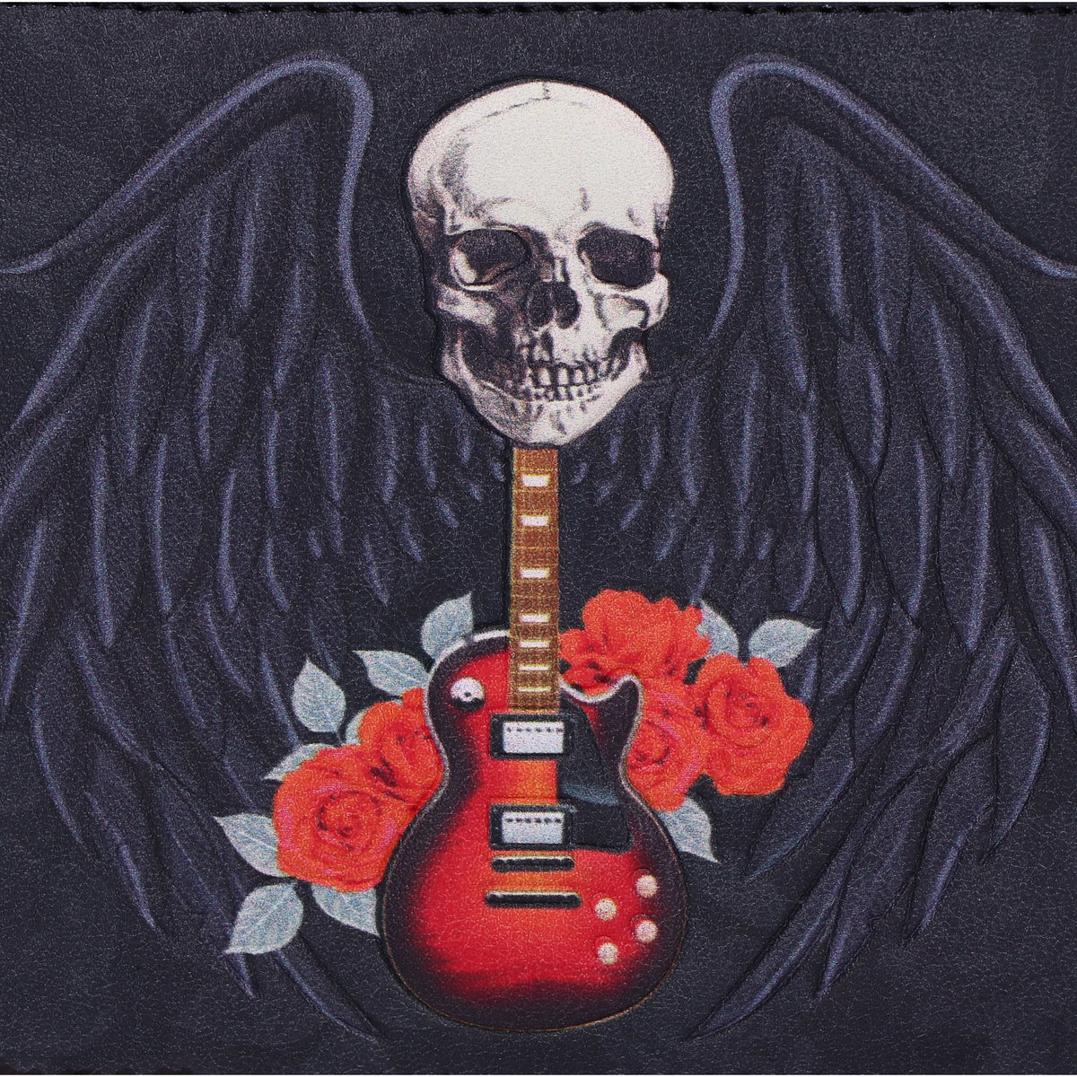 Rock & Roses Guitar Skull Wallet