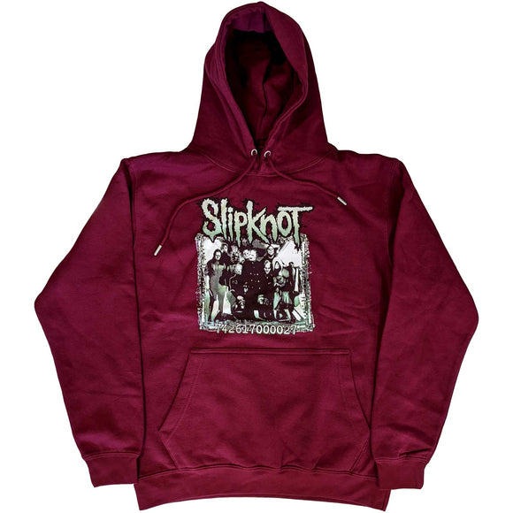 Slipknot Red Hoodie: Barcode Photo