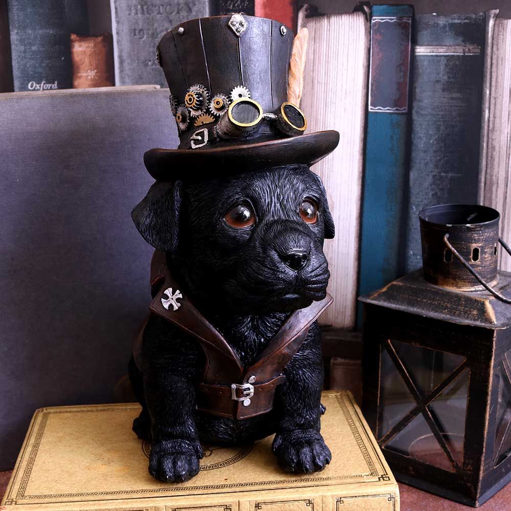 Steampunk Cogsmith's Dog Figurine