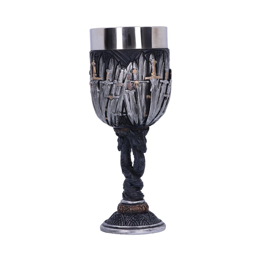 19cm medieval dragon wine goblet