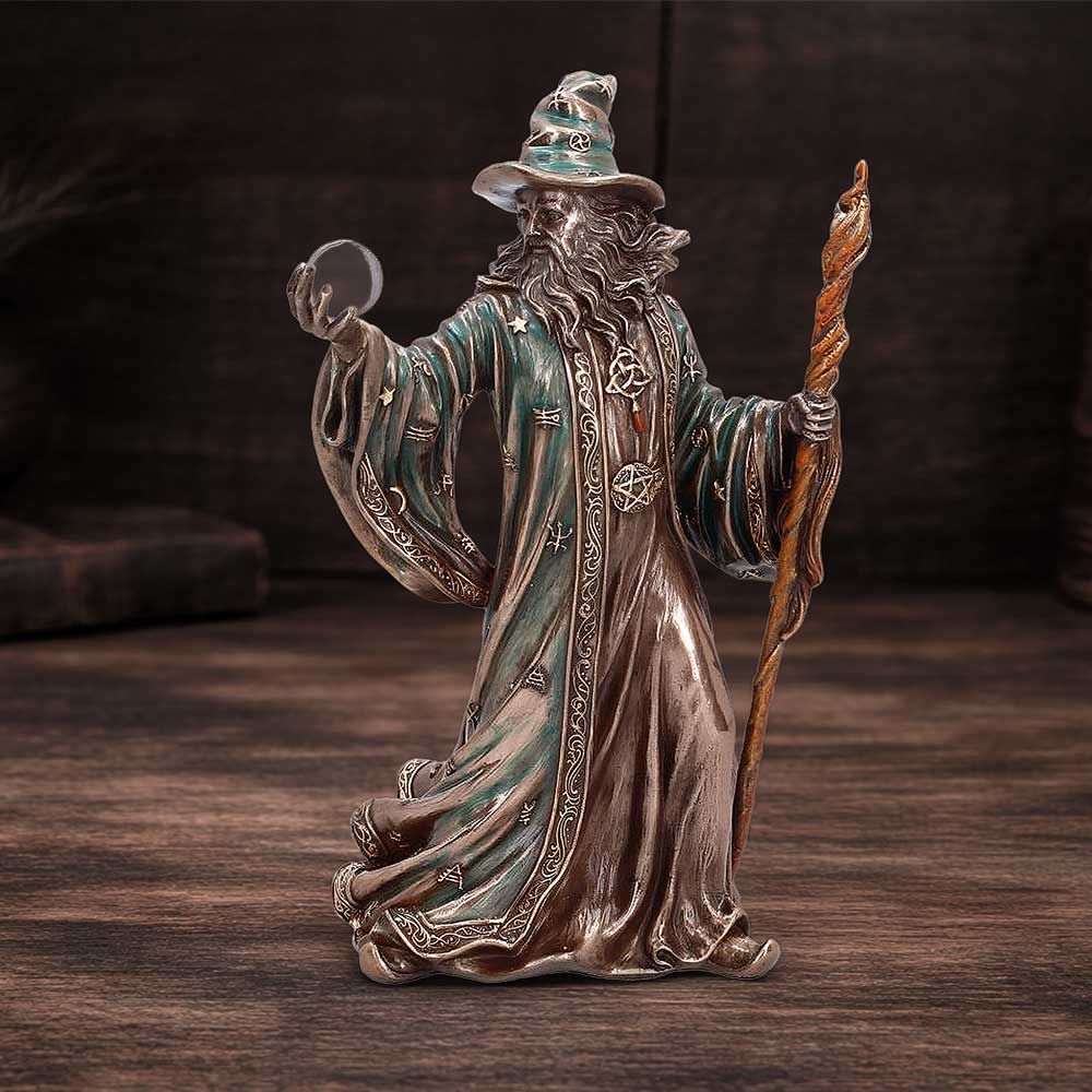The Sorcerer Bronze Figurine