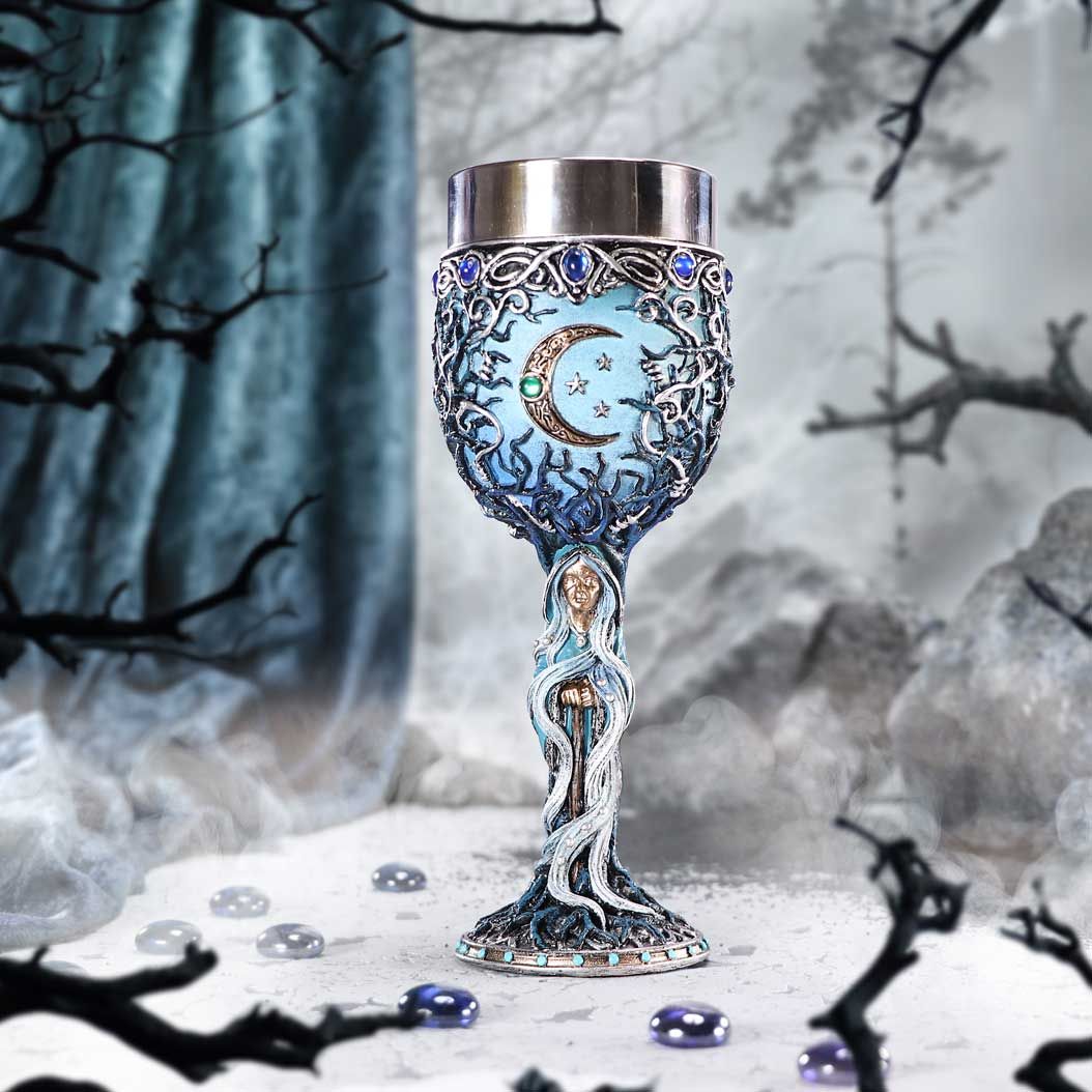 Triple Moon Crone Goblet