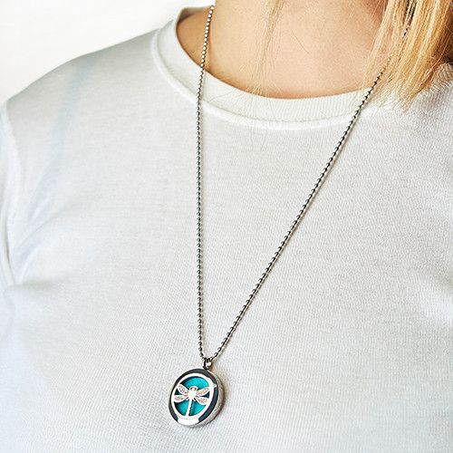 Turtle Aromatherapy Diffuser Necklace 25mm