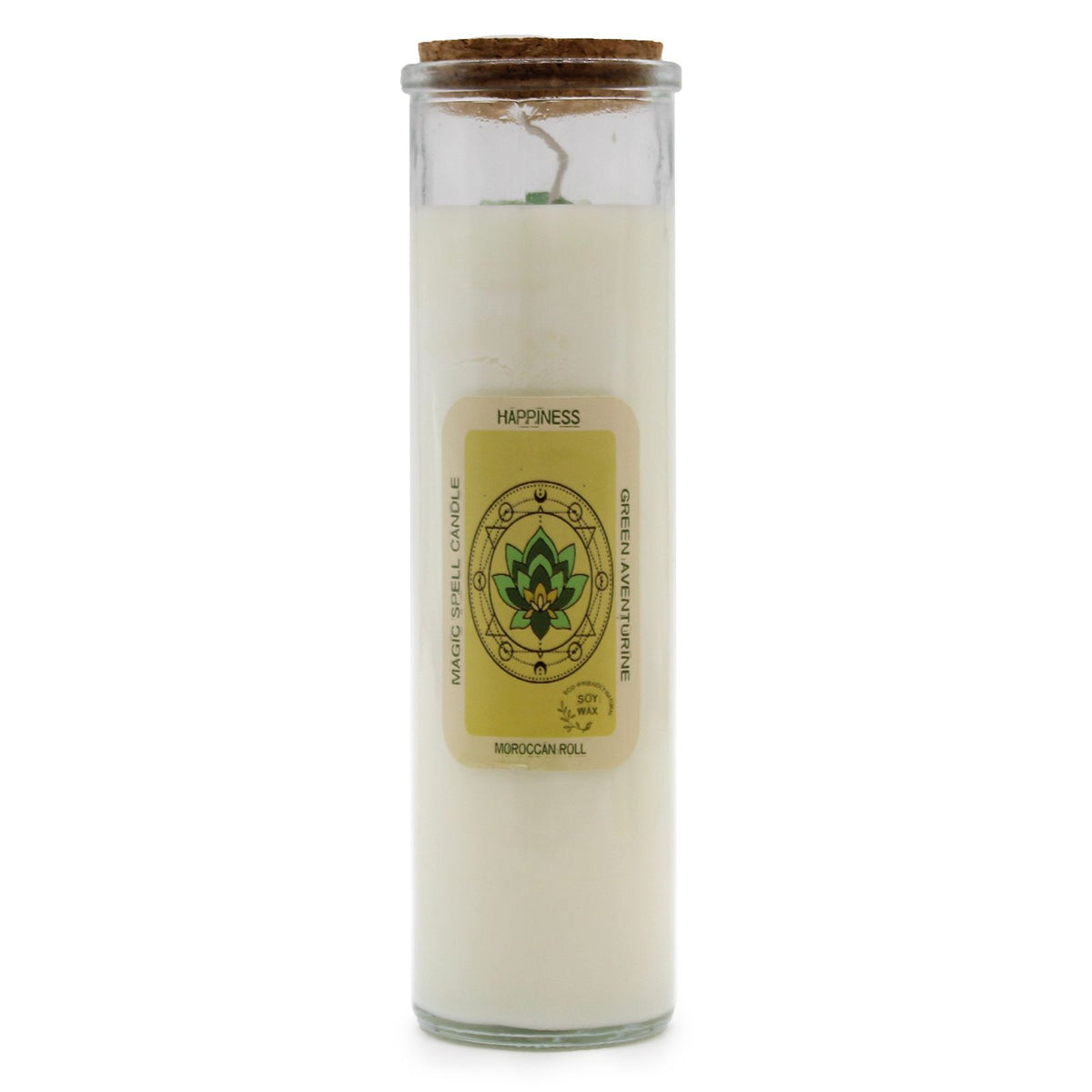 1. Happiness soy wax spell candle by Ancient Wisdom