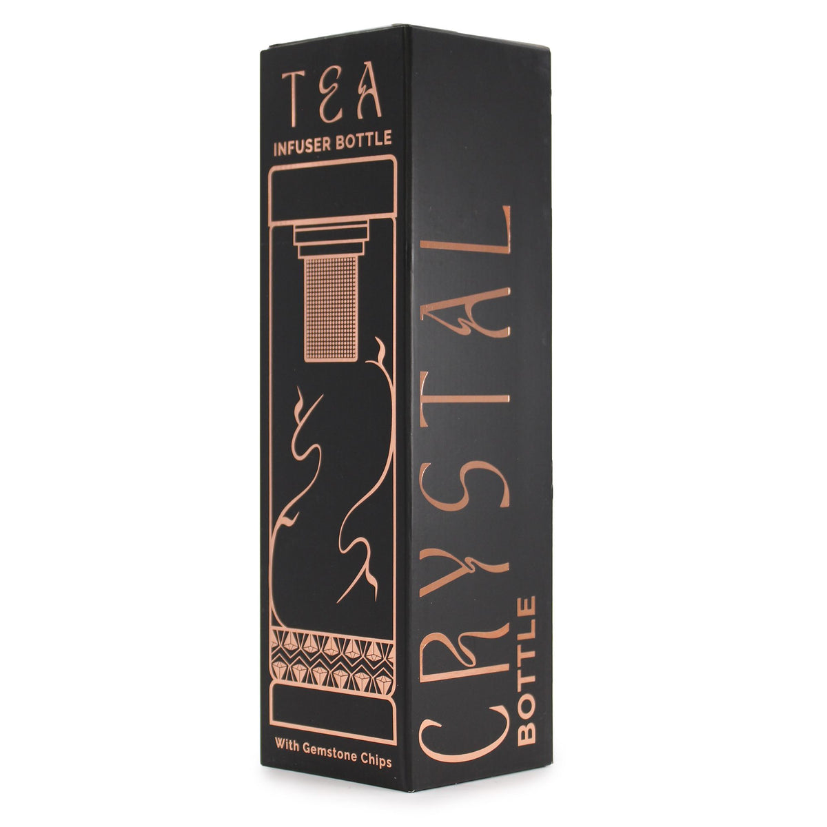 Onyx Crystal Tea Infuser Bottle