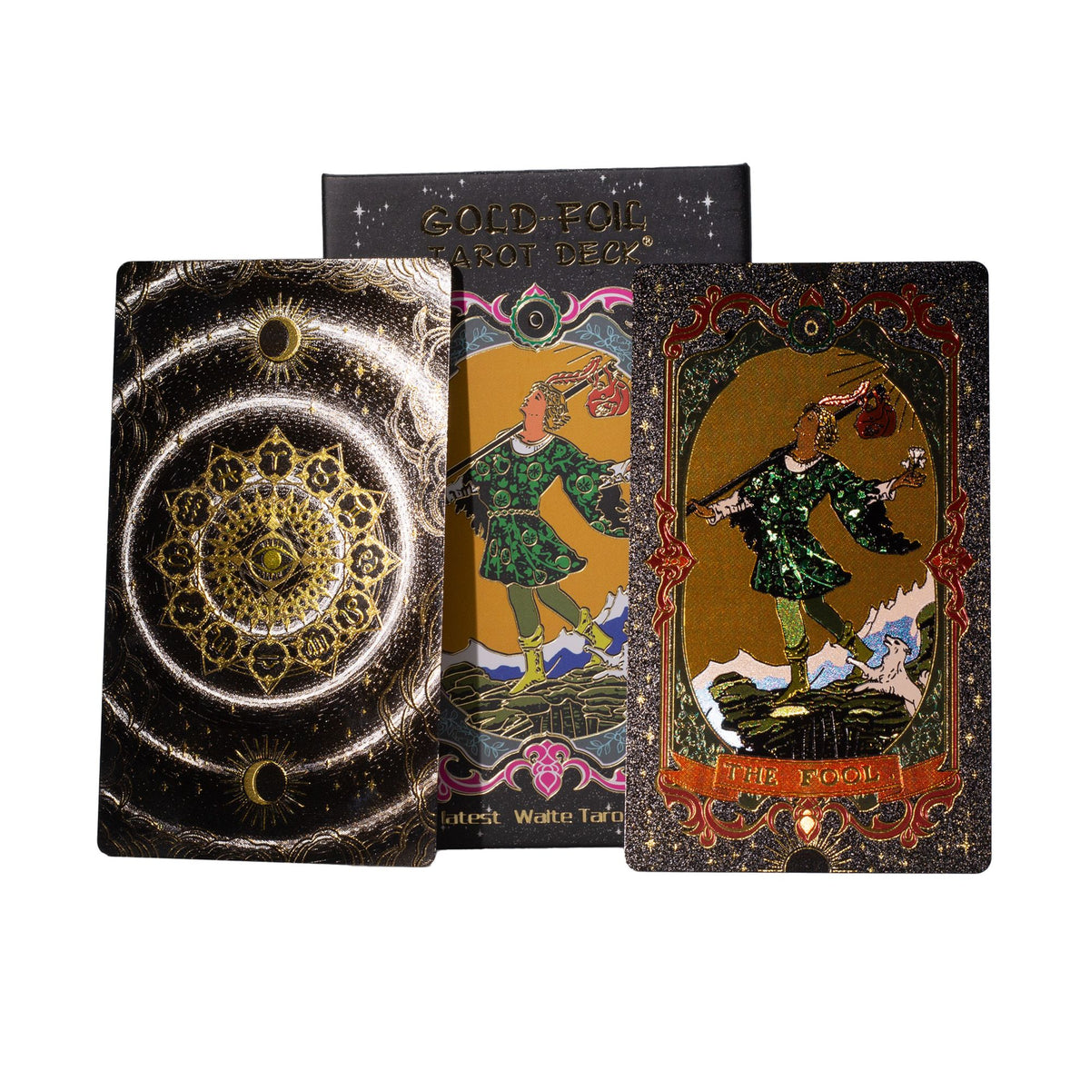 Gold Foil Tarot Card Set card designs