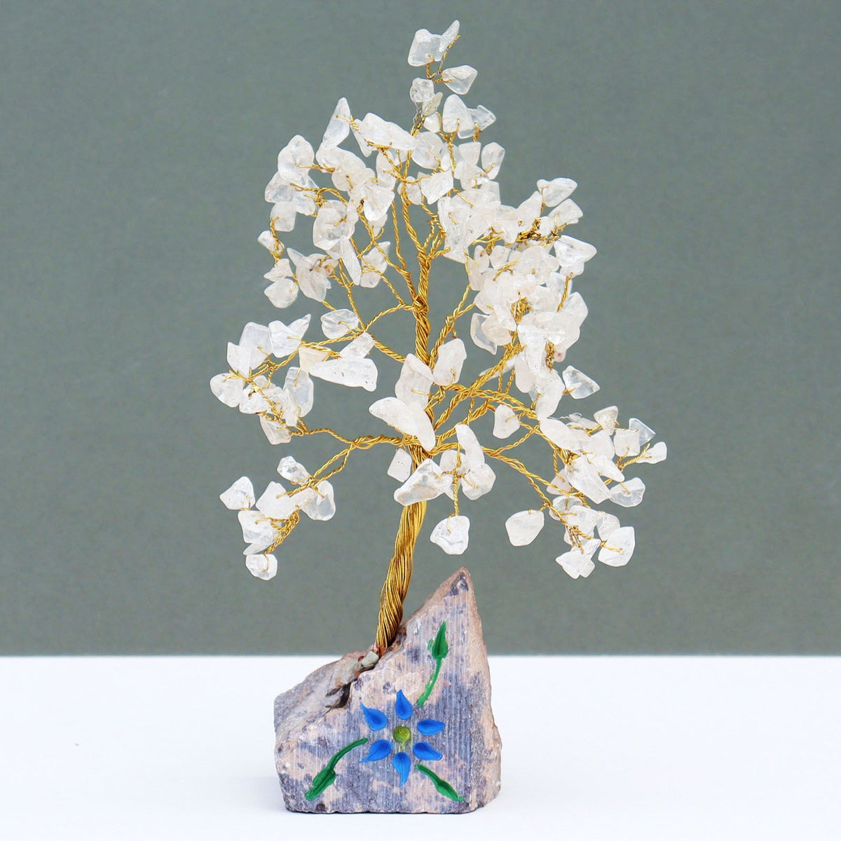 Clear Quartz Crystal Tree - 160 gemstones