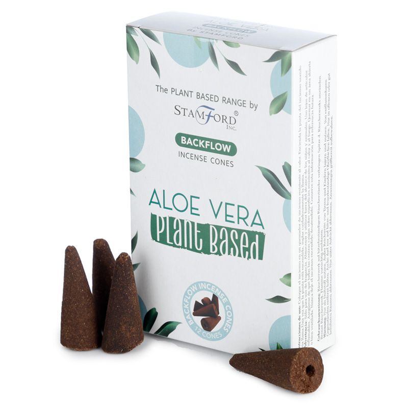 Aloe Vera Plant Based Backflow Incense Cones