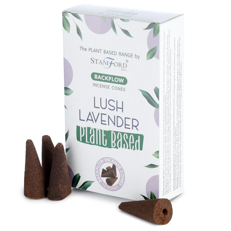 Lush Lavender Plant Based Backflow Incense Cones