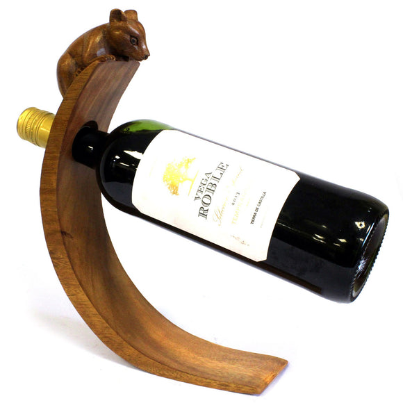 Mouse Balance Wine Bottle Holder