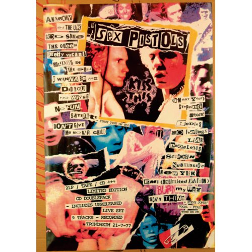 The Sex Pistols Newspaper Postcard