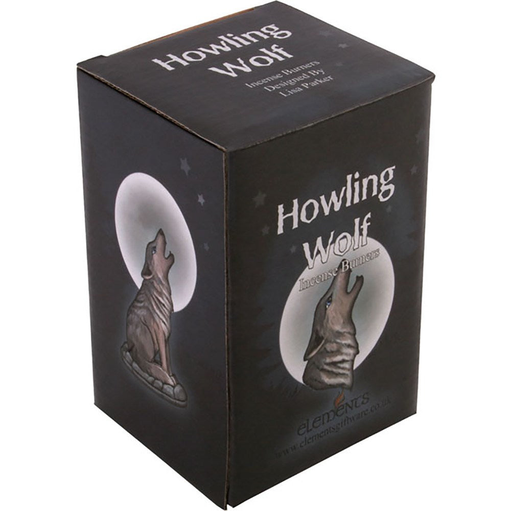 Howling Wolf Incense Cone Holder