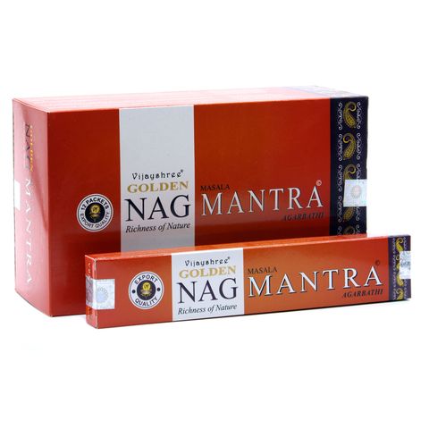 Vijayshree Golden Nag Mantra incense sticks 15g box