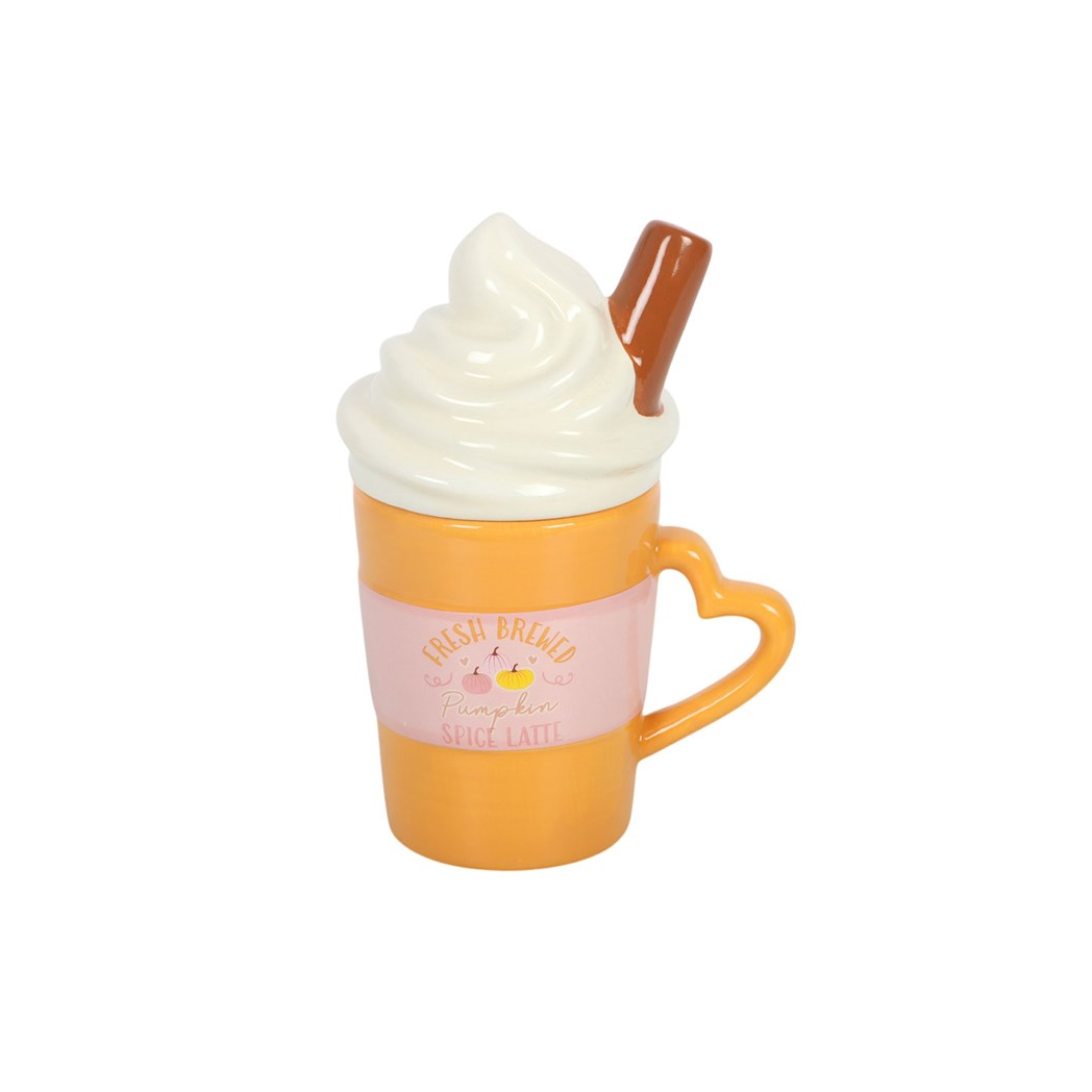 Pumpkin Spice Latte Lidded Mug