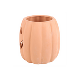 25cm Terracotta Cut Out Pumpkin Decoration