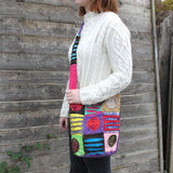 Spiral Ethnic Sling Bag