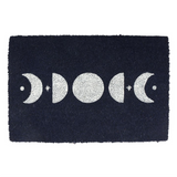 Dark Blue Moon Phase Doormat