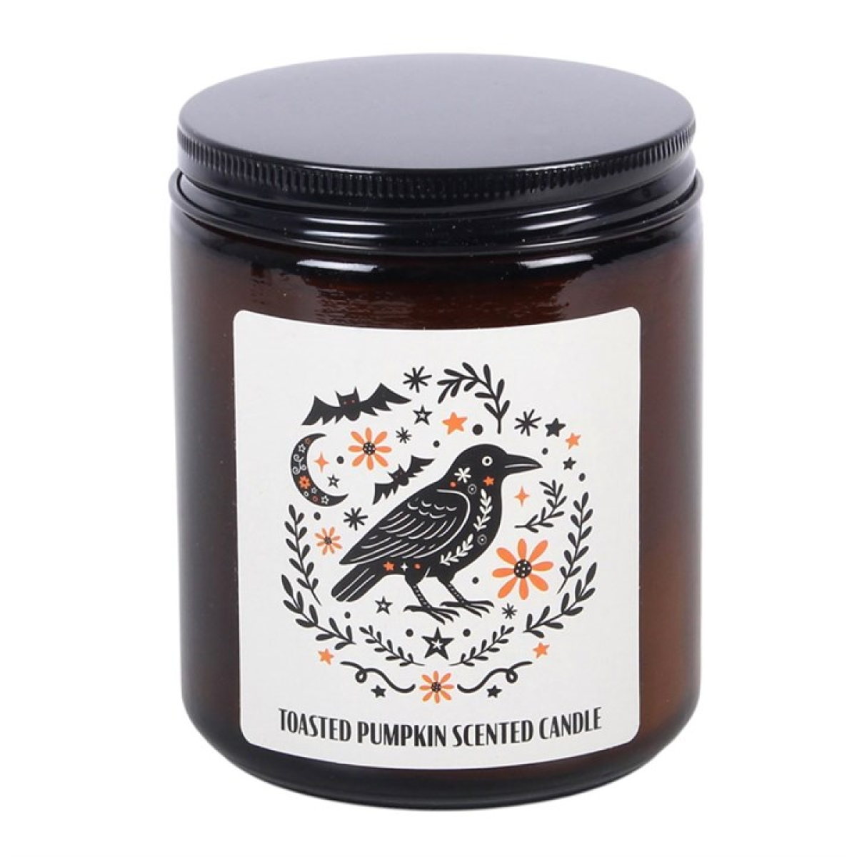 Frightful Folk Raven, Toasted Pumpkin Scented Candle