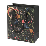 Medium Black Midnight Bloom Gift Bag