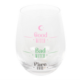 Good Witch, Bad Witch Stemless Glass