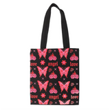 Flaming Butterfly Tote Bag