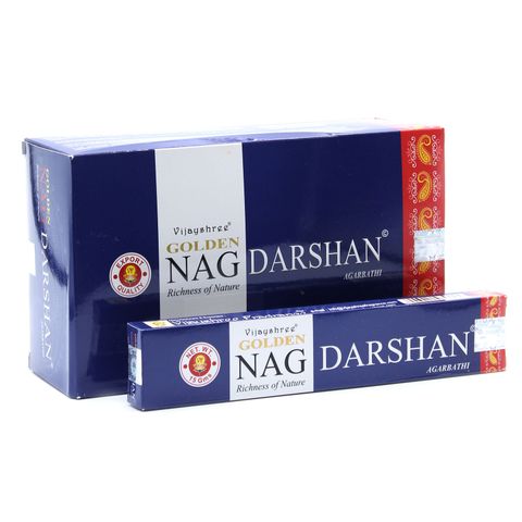 Vijayshree Golden Nag Darshan incense sticks 15g box