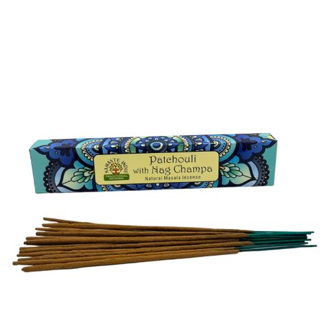 Patchouli & Nag Champa Namaste Mandala Masala Incense Sticks