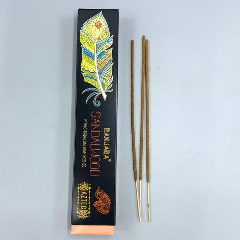 Banjara Sandalwood incense sticks and packaging