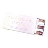 3 Manifestation Pink Spell Candles