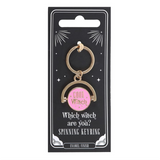 Which Witch Are You Spinning Keyring
